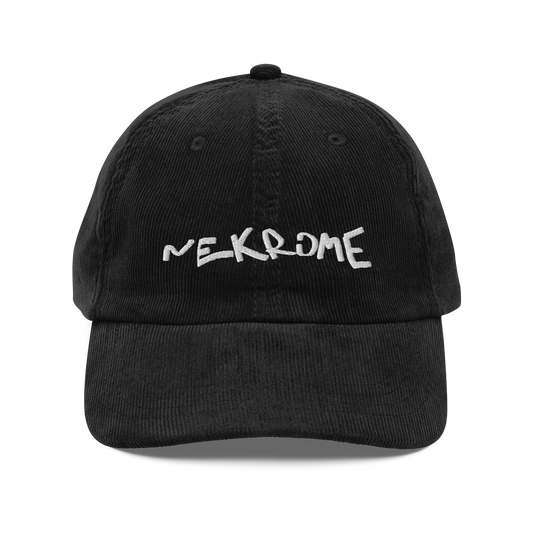 NEKROME - Vintage Corduroy Cap (Black)